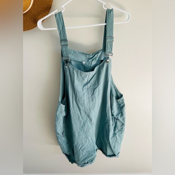 168 xl seafoam overall bib shorts - Picture 1 of 2